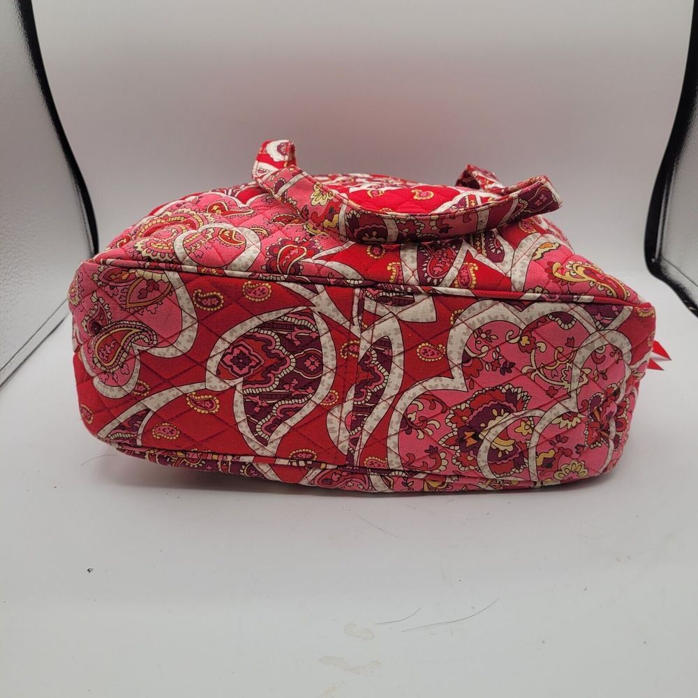 Vera Bradley Rosy Posies Sweet Pleat Tote Retired Pattern - Picture 7 of 9